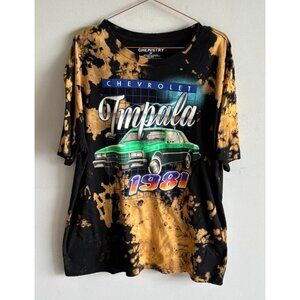 Chemistry Mens Vintage Tie Dye Chevrolet Impala Cotton Tee T-Shirt Multi Sz M
